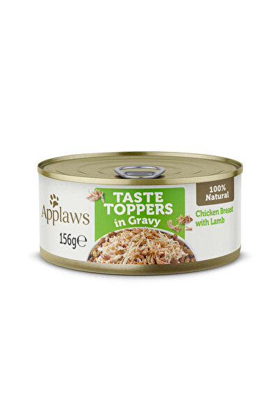 Applaws طعام الكلاب الرطب تاست توبر في المرق مع الدجاج ولحم الضأن 156 جرام