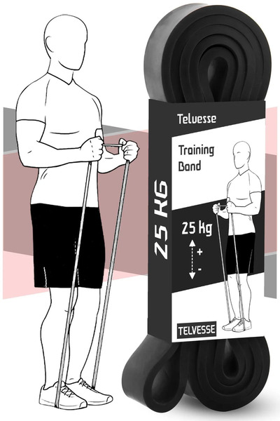 Ozsport 25 KG Direnç Bandı Kas Geliştirme Lastiği Fitness Pilates Cross Train...