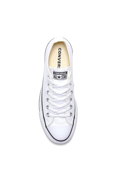 converse Dámské bílé boty na platformě Chuck Taylor All Star Canvas 560251 c
