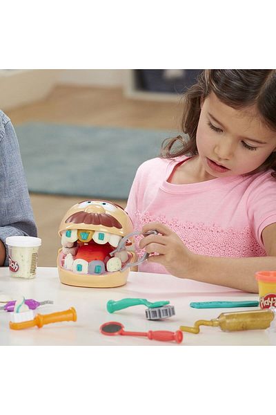 TOYFEST مجموعة عجينة لعب طبيب الأسنان