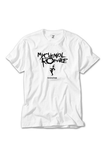 Z zepplin My Chemical Romance The Black Grup Λευκό T-Shirt