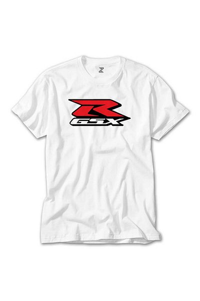 CrowsGate Suzuki GSX R Logo White T-shirt