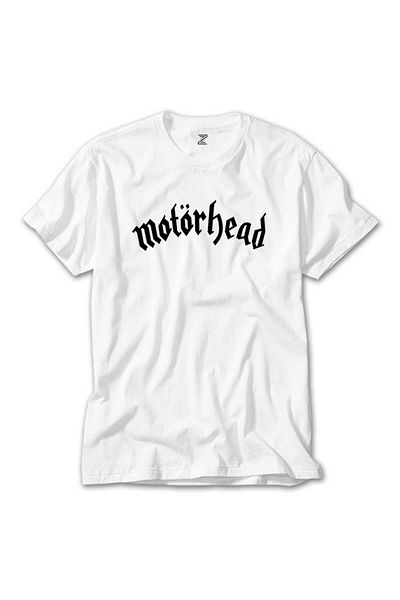 CrowsGate Motörhead Logo Writing White White T-shirt