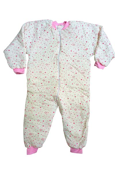 özdemirli bebe Star Patterned Crew Neck Long Sleeve 2.5 Tog Sleeping Bag for 7-10 Years Old Children