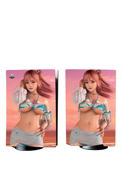 Kt Grup Anime Kız Playstation 5 Standart Kasa Dijital Versiyon Sticker Kaplam...