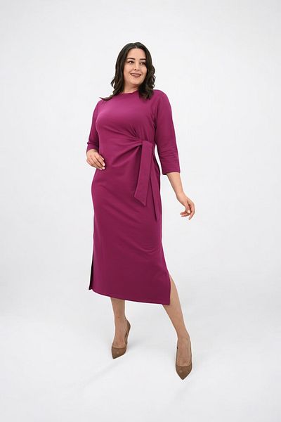 Koza Butik Women's Large Size Waist Tie Detailed Dress 5274-25
