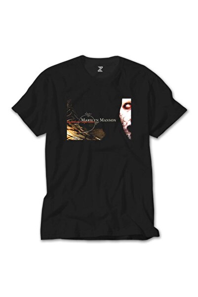 Generic Brand Tricou negru Marilyn Manson Antichrist Superstar