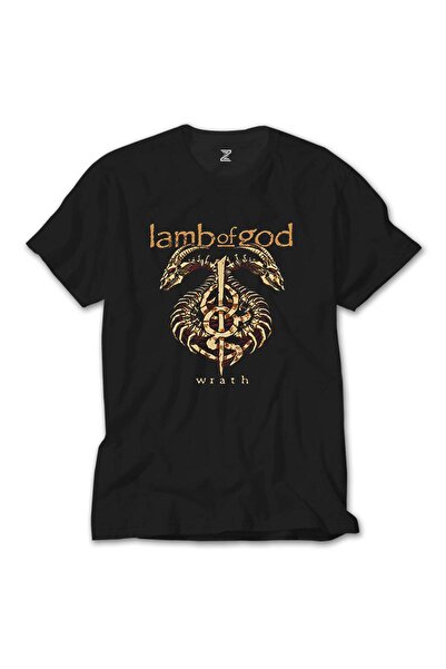 Lunas Glow Tricou negru Lamb of God Wrath Dragon