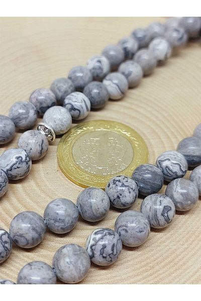 Yasamtohumu Πέτρα Jasper 99 χάντρες προσευχής 8mm (9808)