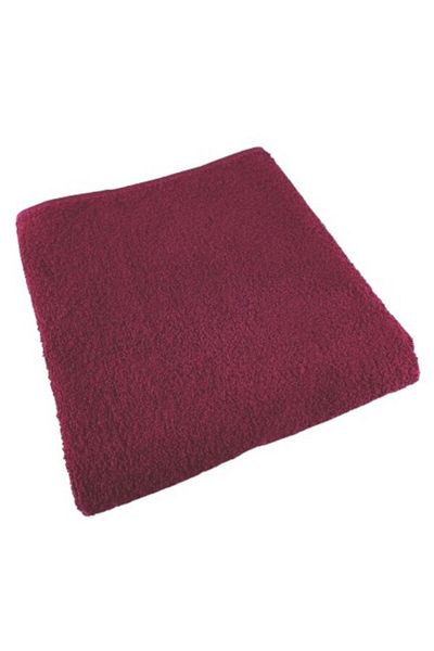 Bol Ticaret Tekstil Red Sports Fitness Hairdresser Towel 50X90 cm 100% Cotton
