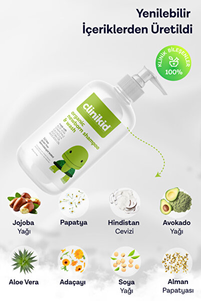 Clinikid Yenidoğan Şampuan & Duş Jeli