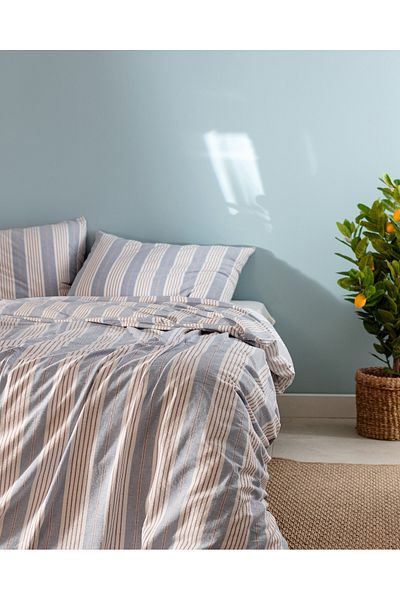 Madame Coco King Size Berne Yarn Painted Duvet Cover Set