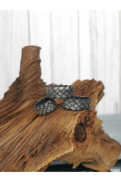 Piyera Silver Kazaziye El Örmesi Gümüş Yüzük