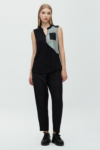 DAIDO Plaid sleeveless tank top