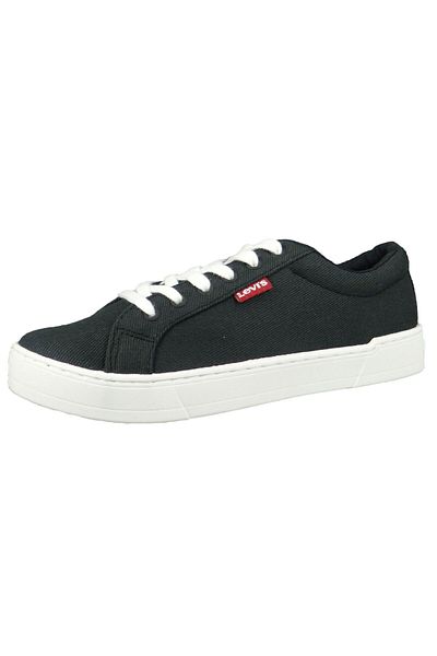 Levi's Nízké tenisky Malibu 2.0 – Damen, Schwarz 59, Regular Black Leinen