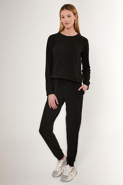 Pierre Cardin Γυναικείο κοστούμι πιτζάμες Slim Fleece Sport, Στρογγυλή λαιμόκοψη με τσέπες