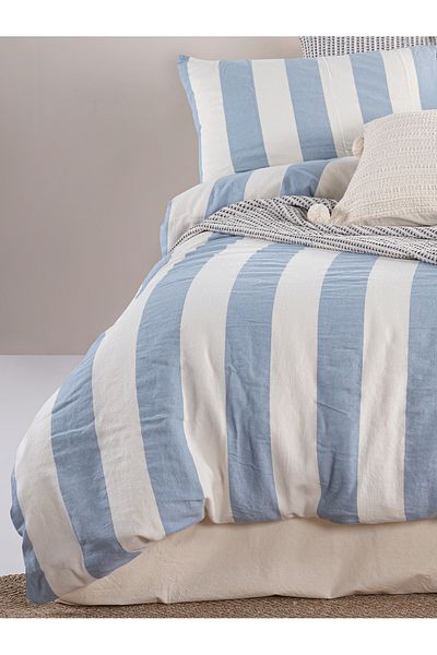 Befera Design Set de lenjerie de pat Marrakesh 100% bumbac, dublu, lavabil, vopsit cu fire
