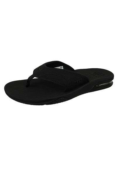 Reef Herren Zehentrenner Sandalen Fanning Zehentrenner RF002026ALB Schwarz All Black mit EVA