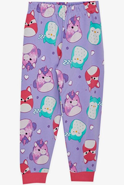 Breeze Girl's Pajama Set, Cute Animals Patterned, Age 1-4, Lilac