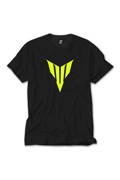 Z zepplin Tricou negru cu logo Yamaha Neon