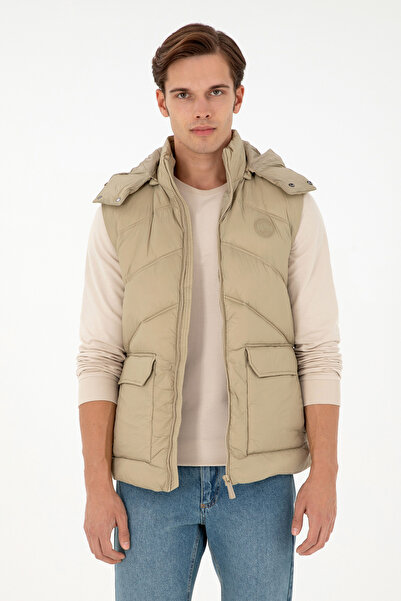 U.S. Polo Assn. سترة كاكي فاتح للرجال 50290798 -VR183
