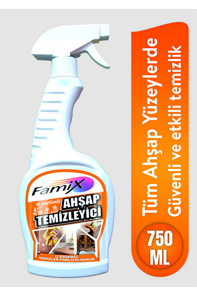 Ahşap Yüzey Temizleyici - Leke Çıkarıcı ve Parlatıcı Sprey 750 ml