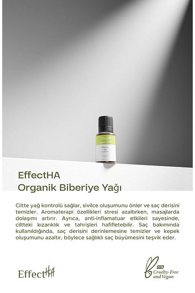 EffectHA Organic Rosemary Oil 100% Pure Natural and Additive-Free Essential Oil 10ml