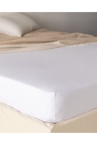 Madame Coco Belle King Size Plus Elastic Bamboo Bed Sheet - White