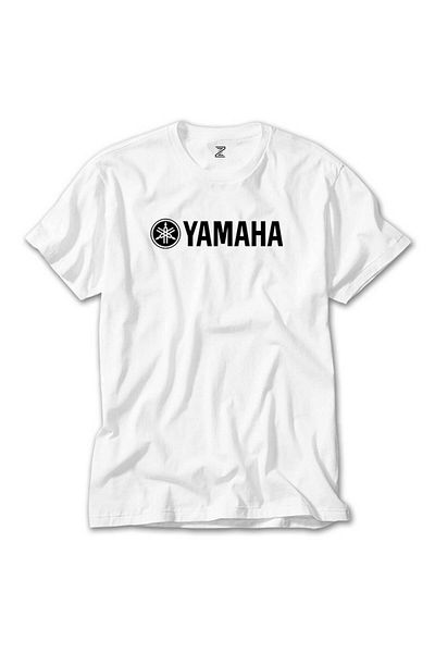 CrowsGate Yamha Logotext White T-Shirt