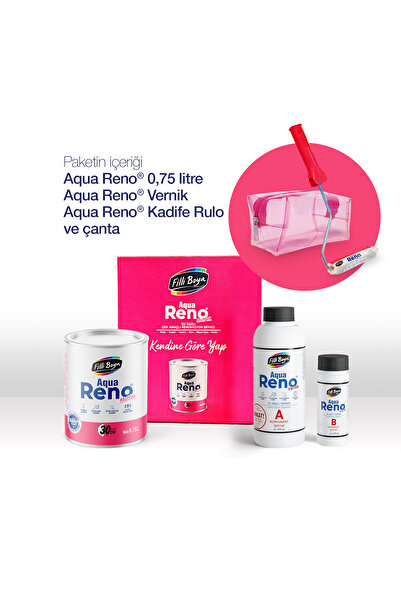 Filli Boya Aqua Reno Mutfak Yenileme Paketi Beyaz