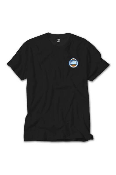 Lunas Glow Tricou negru cu logo NBA Eastern