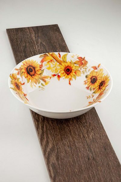 Bursa Porselen Dekor Sunflower Large Size Salad Bowl