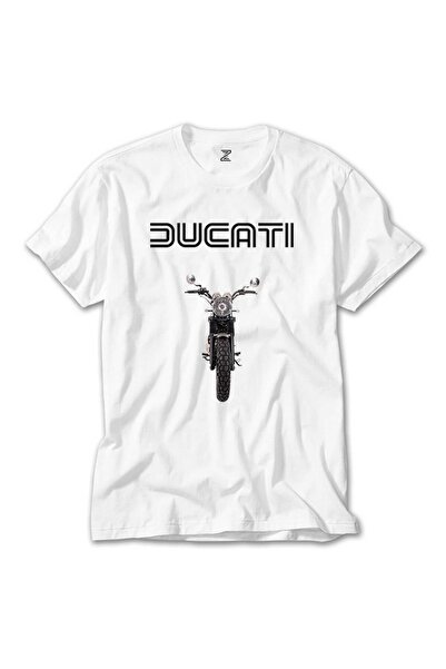 Liyada Λευκό μπλουζάκι Ducati Scrambler EICMA