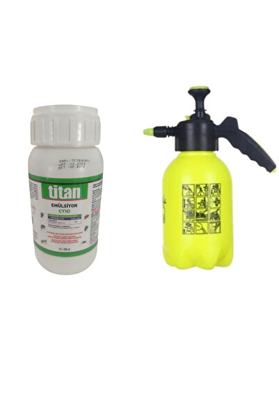 Titan Emülsiyon CY10 250/Pire Karasinek Tahtakurusu İlacı/2Lt İlaçlama Pompası