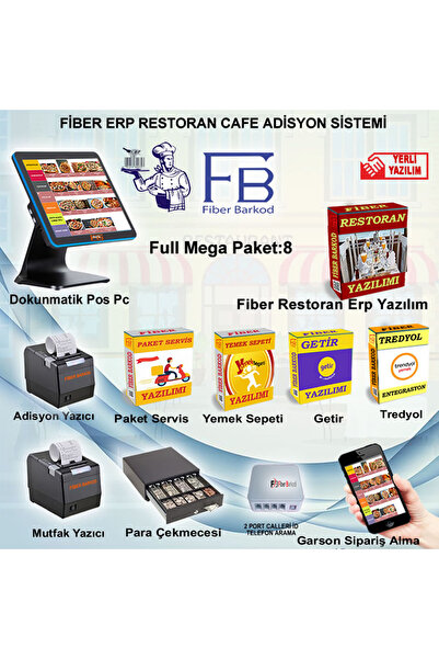 FİBER BARKOD Restoran Adisyon Sistemi-8