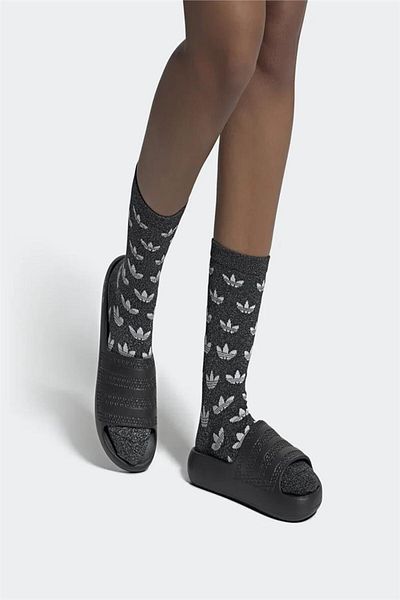 adidas Schwarze Adilette Ayoon-Hausschuhe – Gx1979