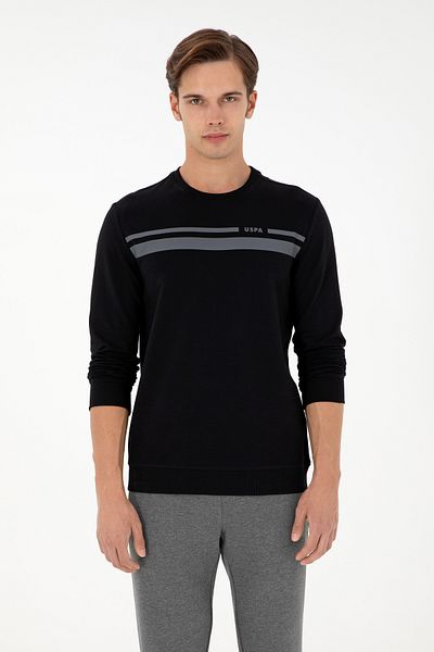 U.S. Polo Assn. Men's Black Sweatshirt 50293463 -Vr046