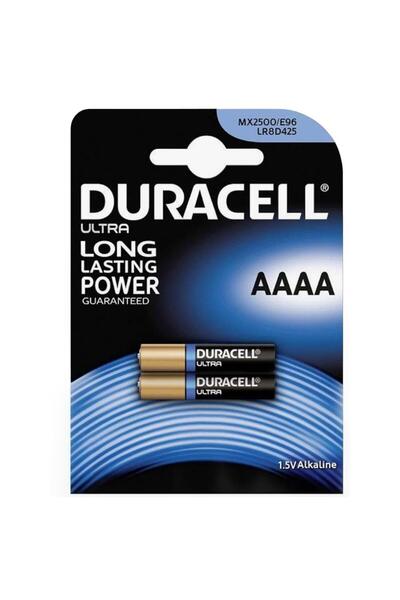 StarkTech Duracell AAAA 2'li 1,5 Volt MX2500 Alkalin Pil