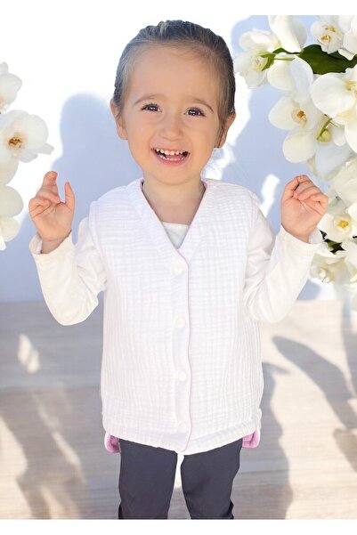 Joyous Mom Kids Top Quality Muslin Baby Vest Organic Muslin Kids Vest Newborn Vest Winter Baby and Kids Vest