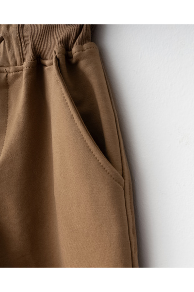 Re&Gi Rekor Unisex Φόρμα Σχολείου και Casual Δύο Κλωστών Εποχιακό Μπεζ