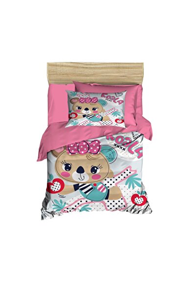 Fabeteks Cute Kuala Single Digital Baby Duvet Cover Set