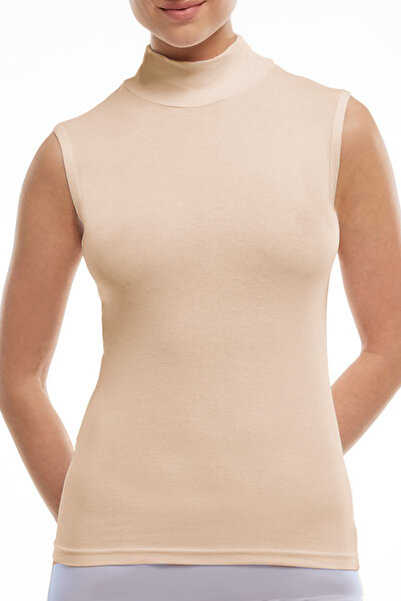 par lingerie pl Sifir Sleeve Throated Γυναικείο Σώμα - Σετ 3 Χρώμα Επιδερμίδας