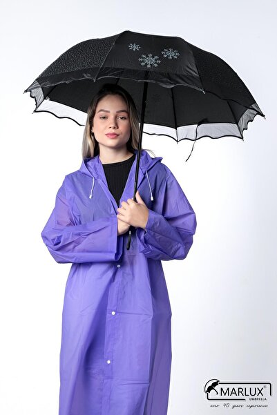 Marlux Kar Tanesi Taş Işlemeli Kadın Şemsiye 709928