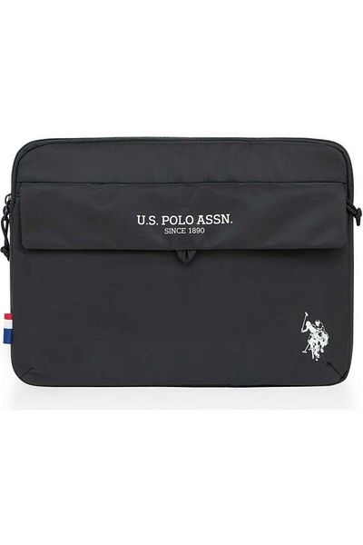 U.S. Polo Assn. حقيبة كمبيوتر لوحي بولو باللون الأسود