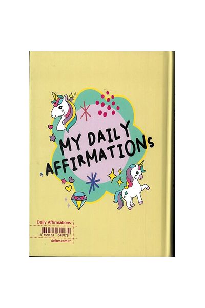 DEFFTER My Daily Affirmations - A5 Lined Positive Notebook 96 Yp