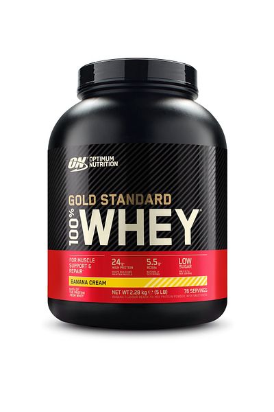 Optimum Nutrition 2.28kg 76 Serve - 100% Whey Gs Banana Flavored