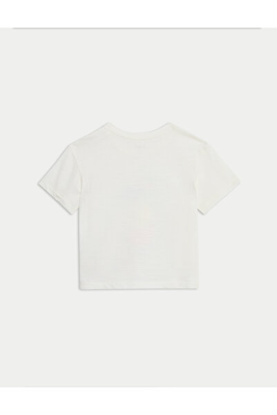 Marks & Spencer Saf Pamuklu 3'lü Kısa Kollu T-Shirt (0-3 Yaş)