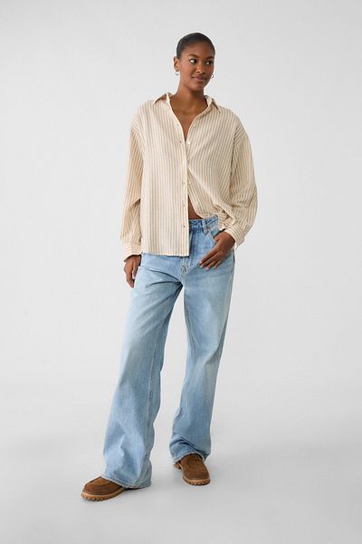 Stradivarius Linen blend shirt