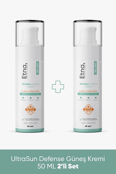 Etna Pharma Water Based 50Spf+ Sunscreen 50 ml Set of 2