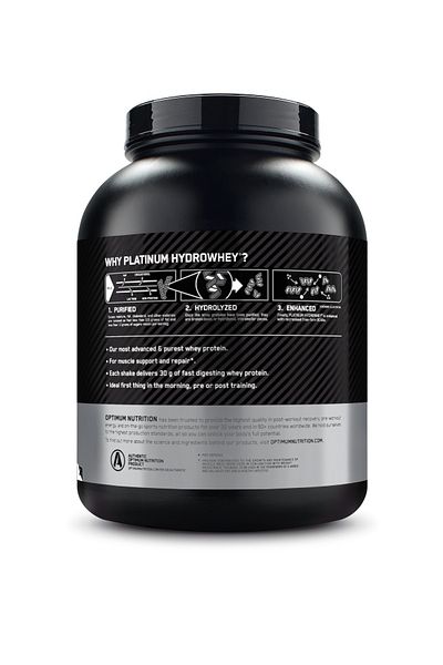 Optimum Nutrition Hydrowhey Chocolate Flavored 1.6kg 40 Serve High Speed Digestion Protein Powder